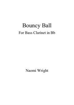 Bouncy Ball for Bass Clarinet